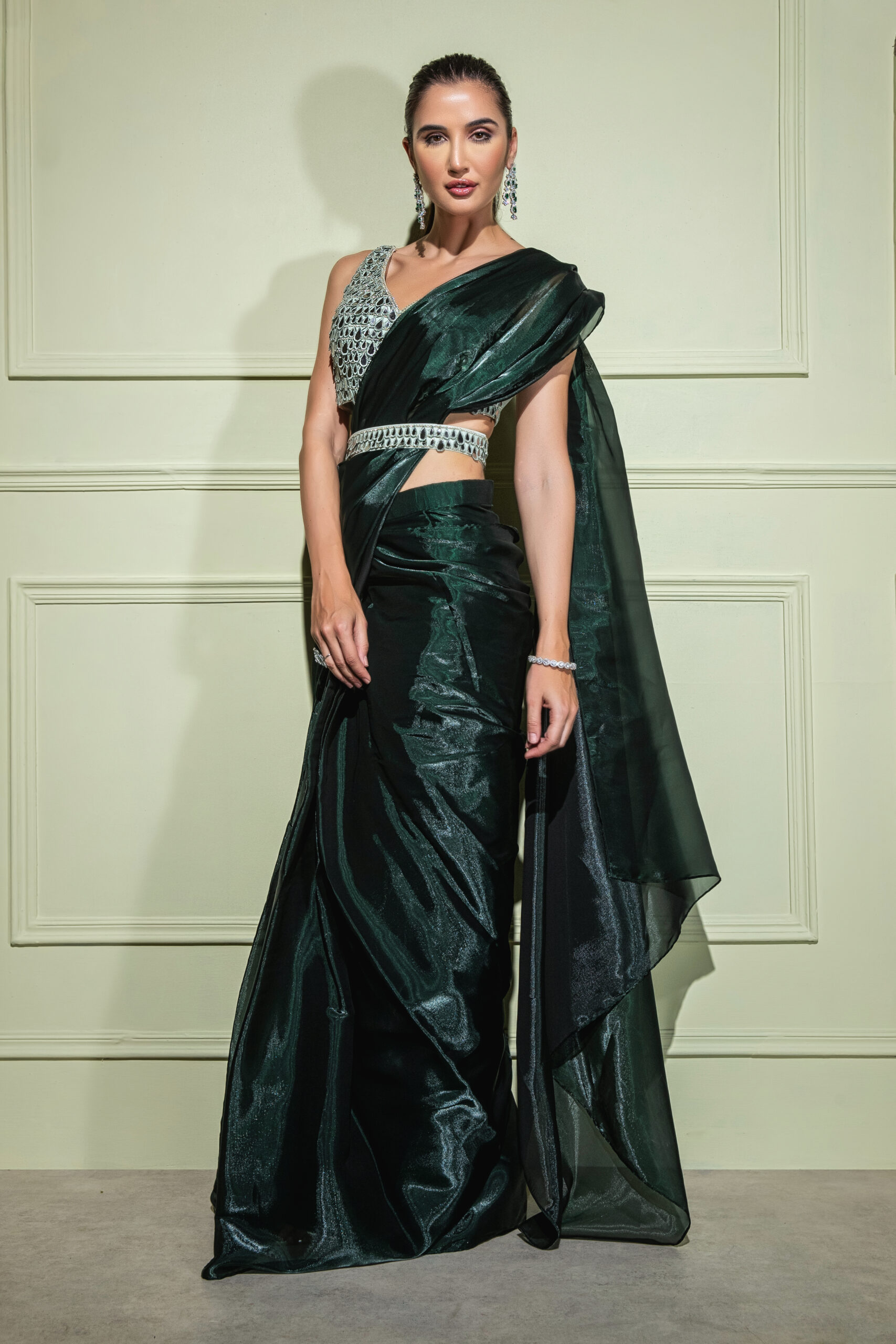 Zipper Saree