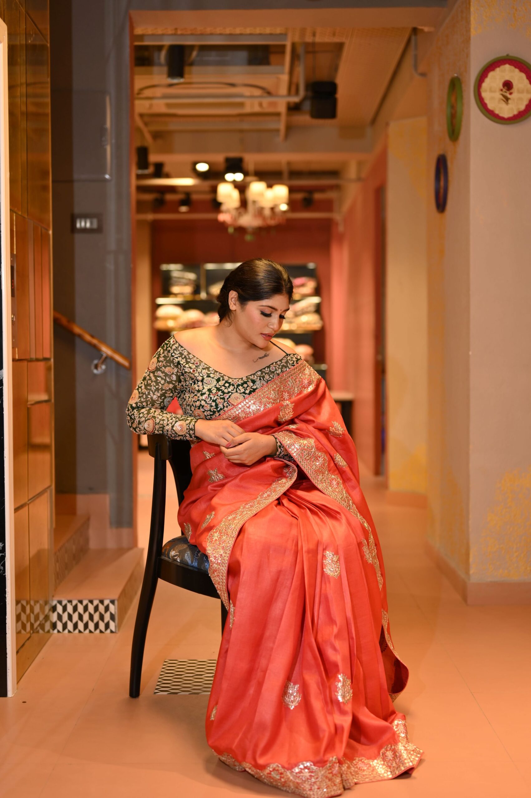 Zardozi Saree